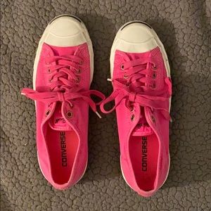 Pink Converse shoes